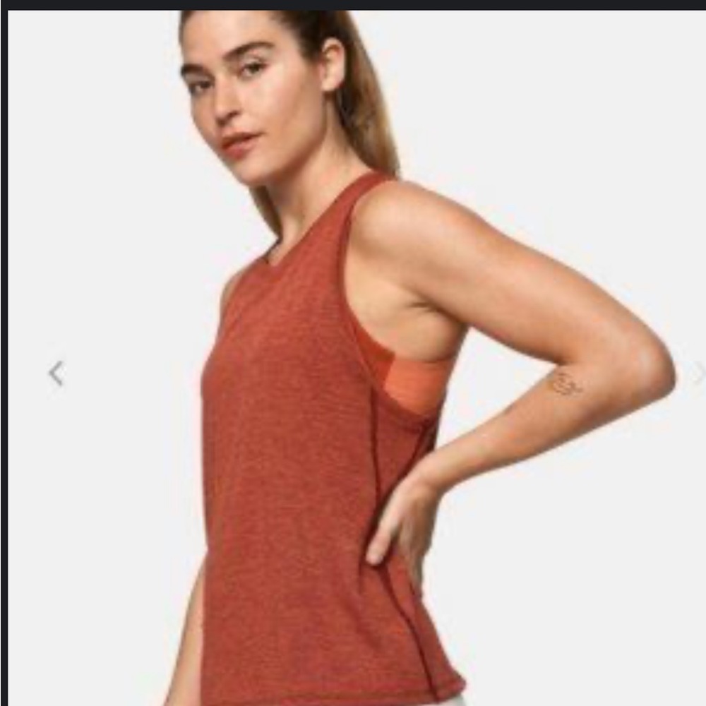Red Outdoor Voices Ecomesh Tank